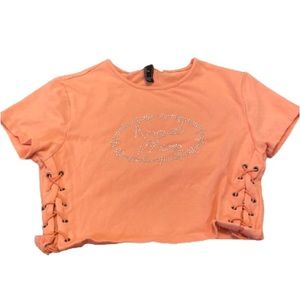 Forever 21 Angel vibe cropped tee